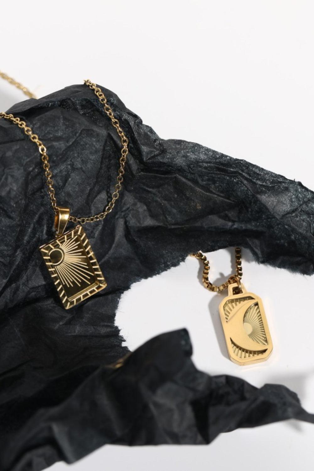 Stainless Steel 18K Gold-Plated Necklace Carauana Store
