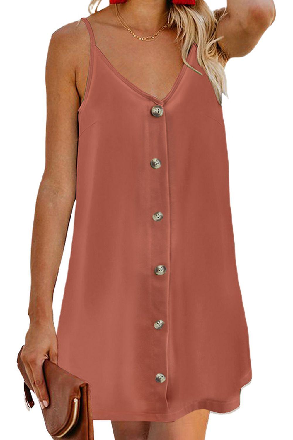 V-Neck Mini Cami Dress Carauana Store