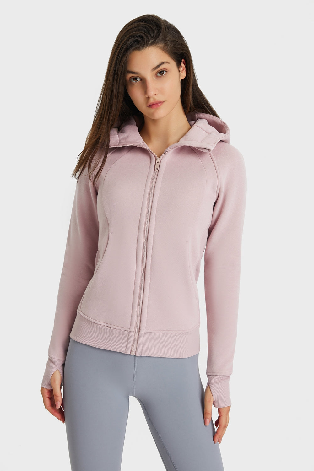 Millennia Zip Up Seam Detail Hooded Sports Jacket Carauana Store