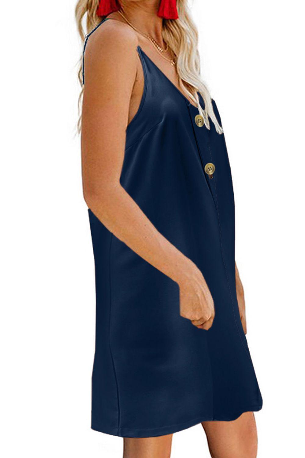 V-Neck Mini Cami Dress Carauana Store
