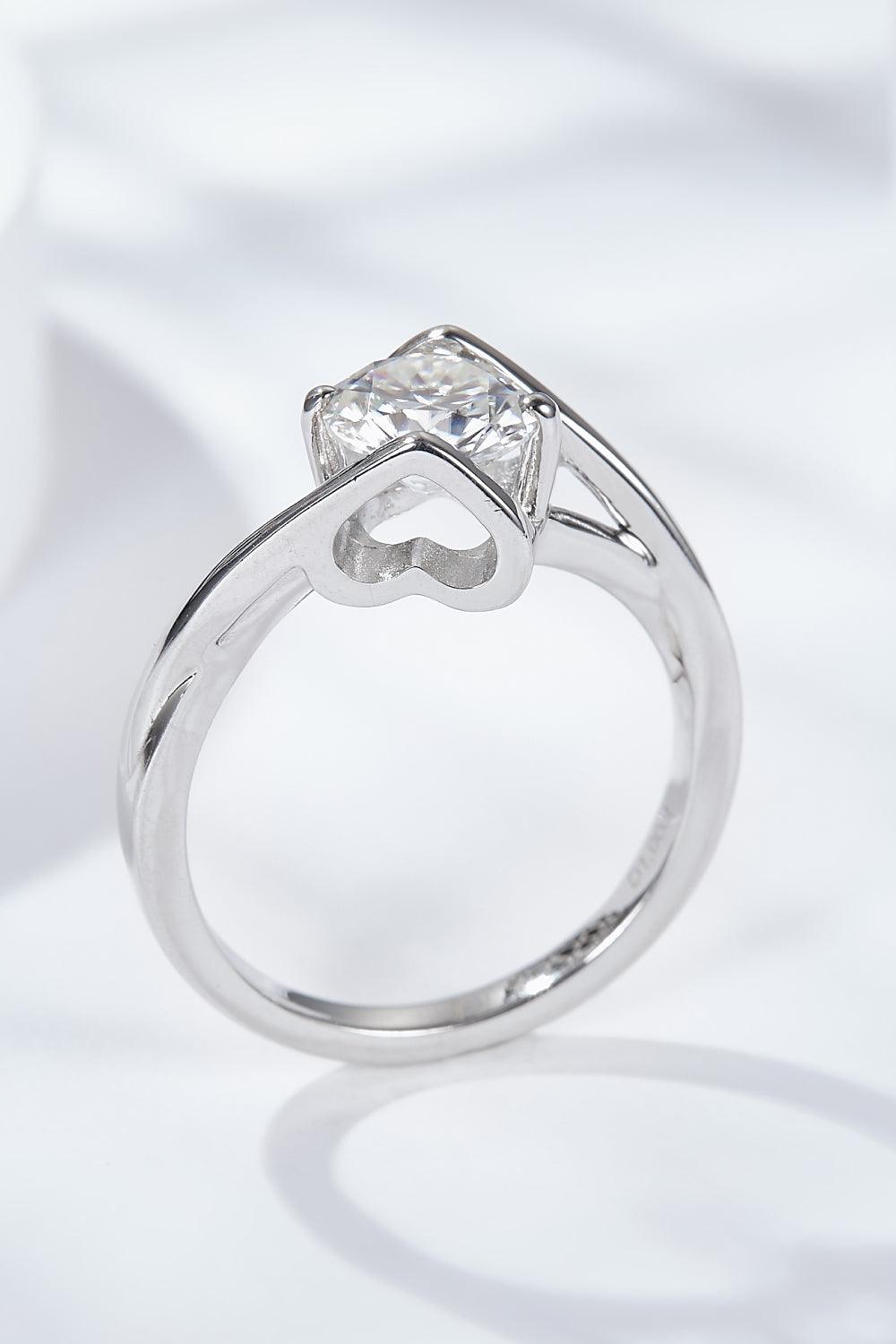 Get What You Need 1 Carat Moissanite Ring Carauana Store