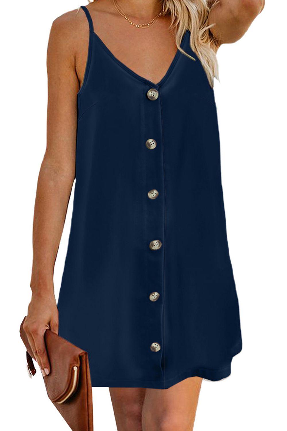 V-Neck Mini Cami Dress Carauana Store