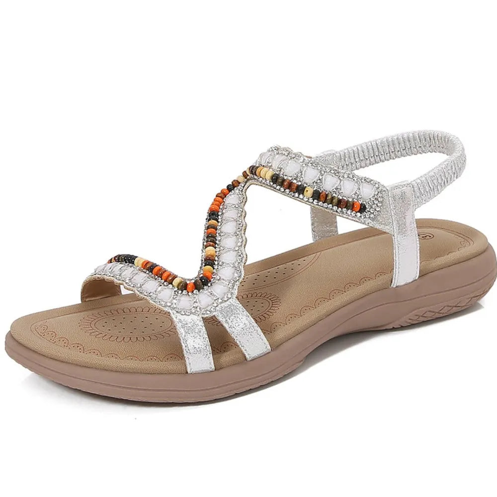 Open Toe Flats Sandals Carauana Store