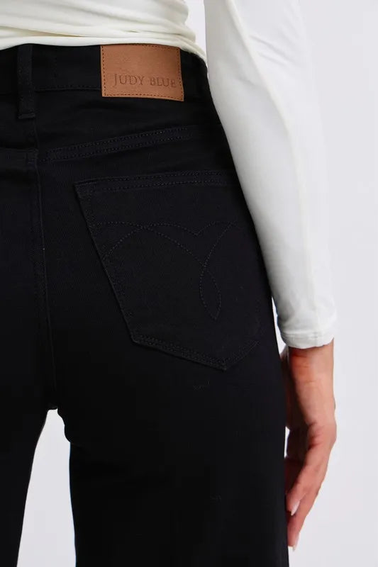 Judy Blue Full Size High Waist Reto Wide Leg W/ Cuff Plus Size Carauana Store