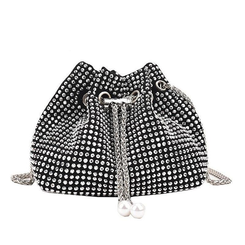 diamond clutch shoulder bag Shinny Rhinestone Evening Shoulder Bags Carauana Store