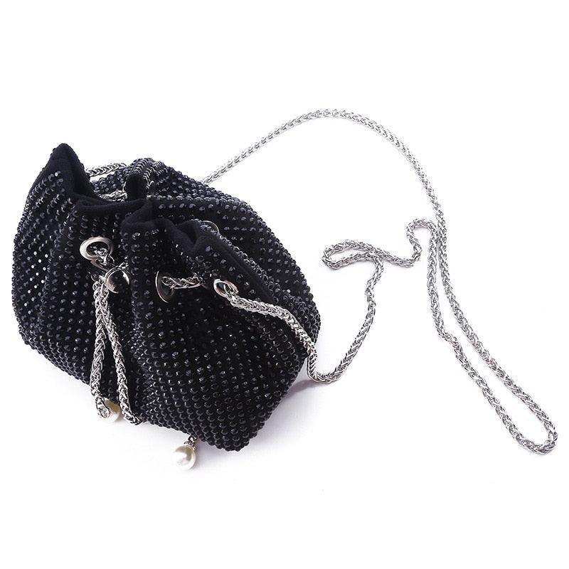 diamond clutch shoulder bag Shinny Rhinestone Evening Shoulder Bags Carauana Store