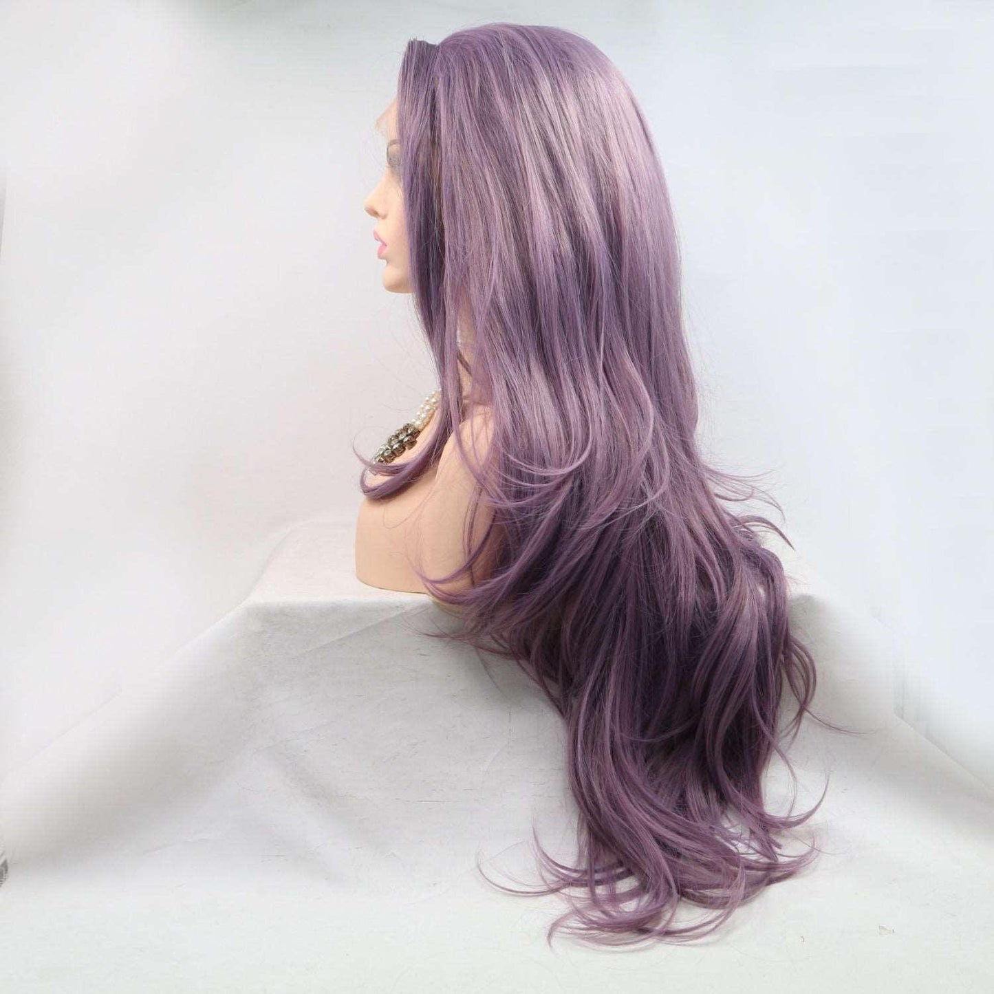 13*3" Lace Front Wigs Synthetic Long Wavy 24" 130% Density Carauana Store