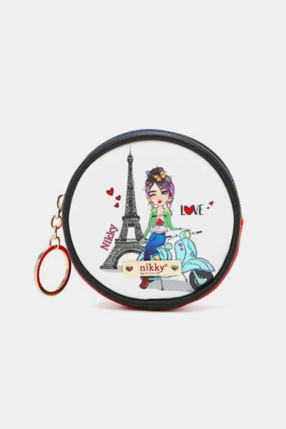 Nicole Lee USA Keychain Round Coin Purse Carauana Store