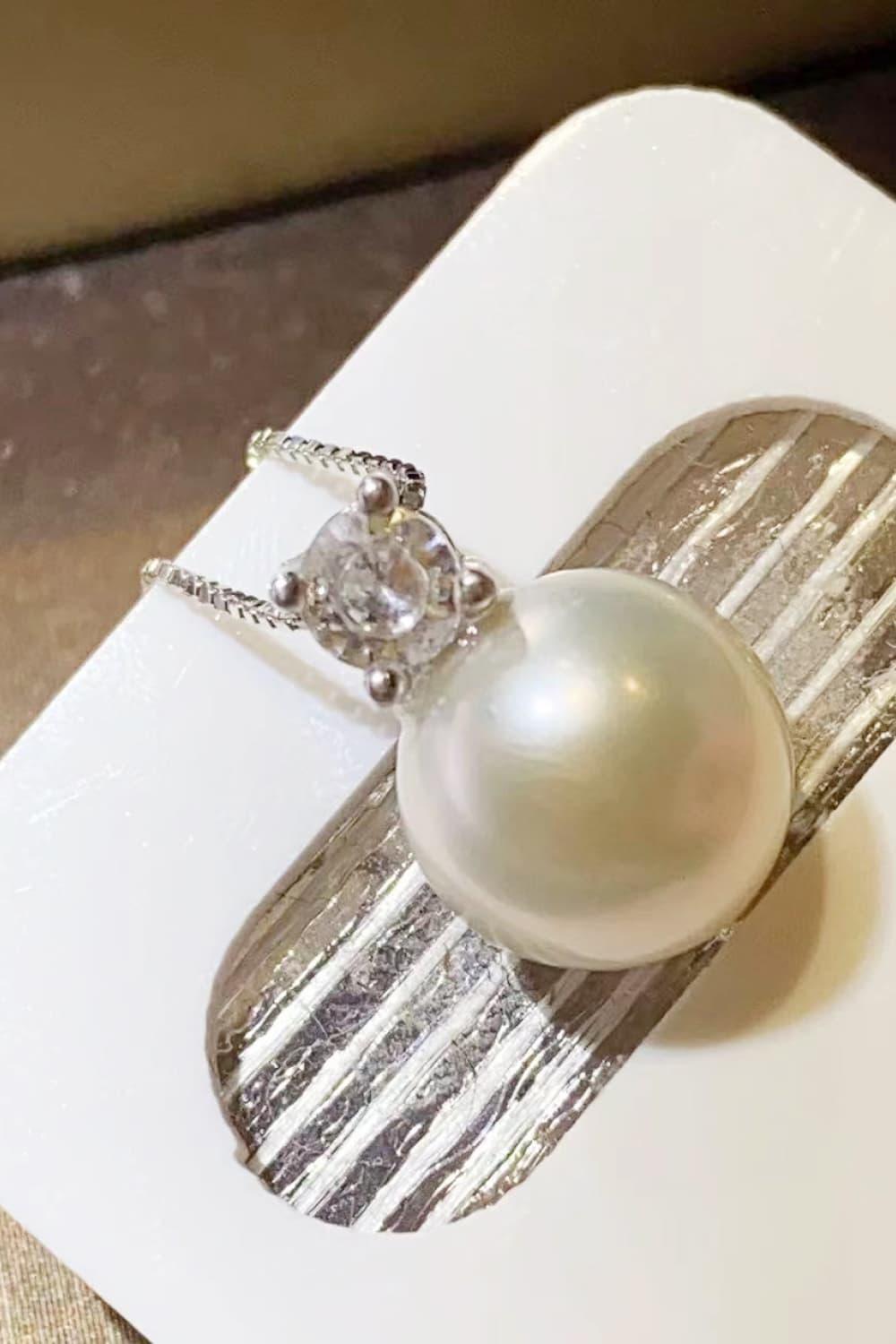 Freshwater Pearl 925 Sterling Silver Necklace Carauana Store