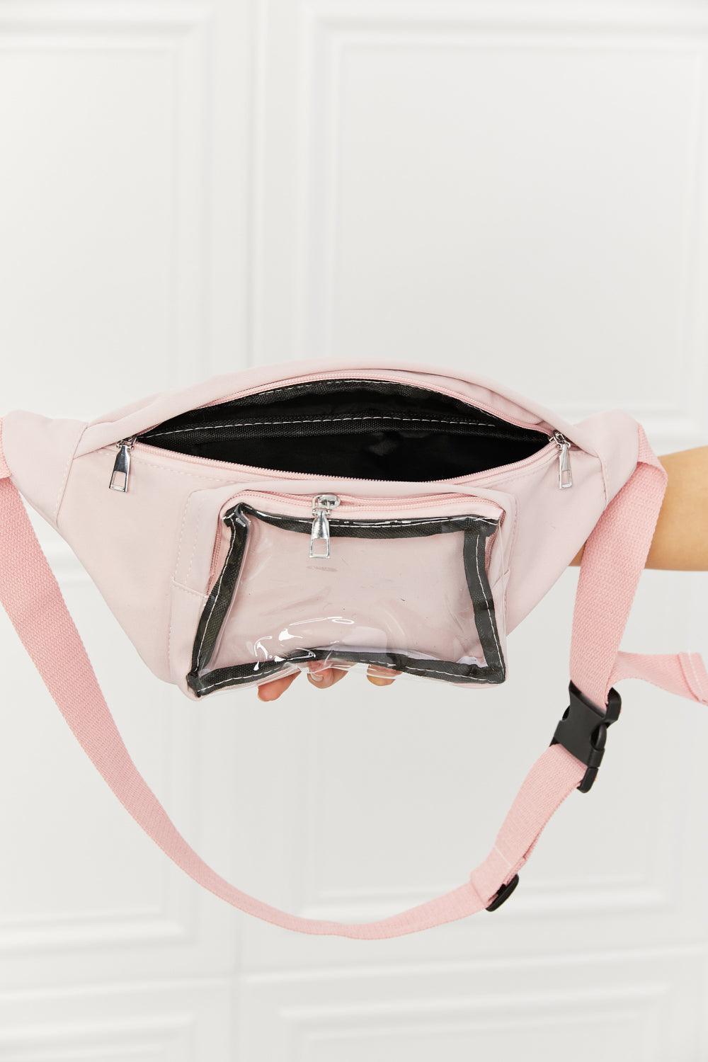 Fame Doing Me Waist Bag in Pink Carauana Store