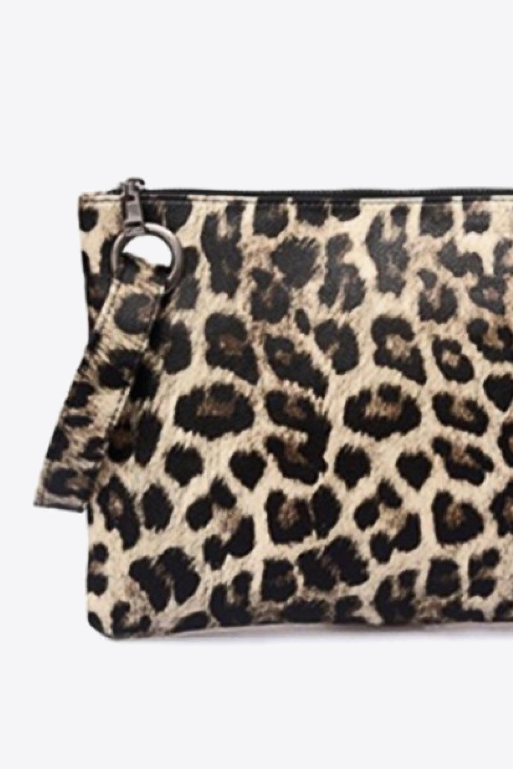 Leopard PU Leather Clutch Carauana Store