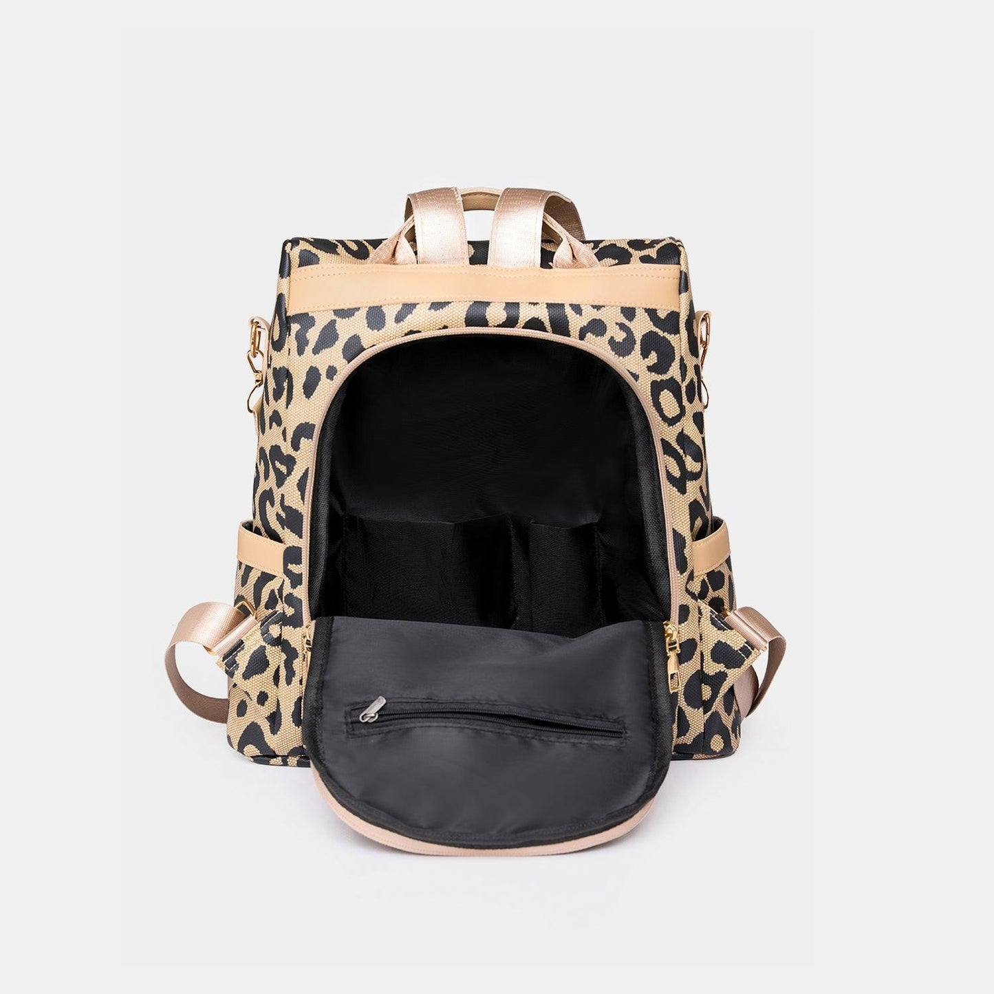 Leopard PU Leather Backpack Bag Carauana Store