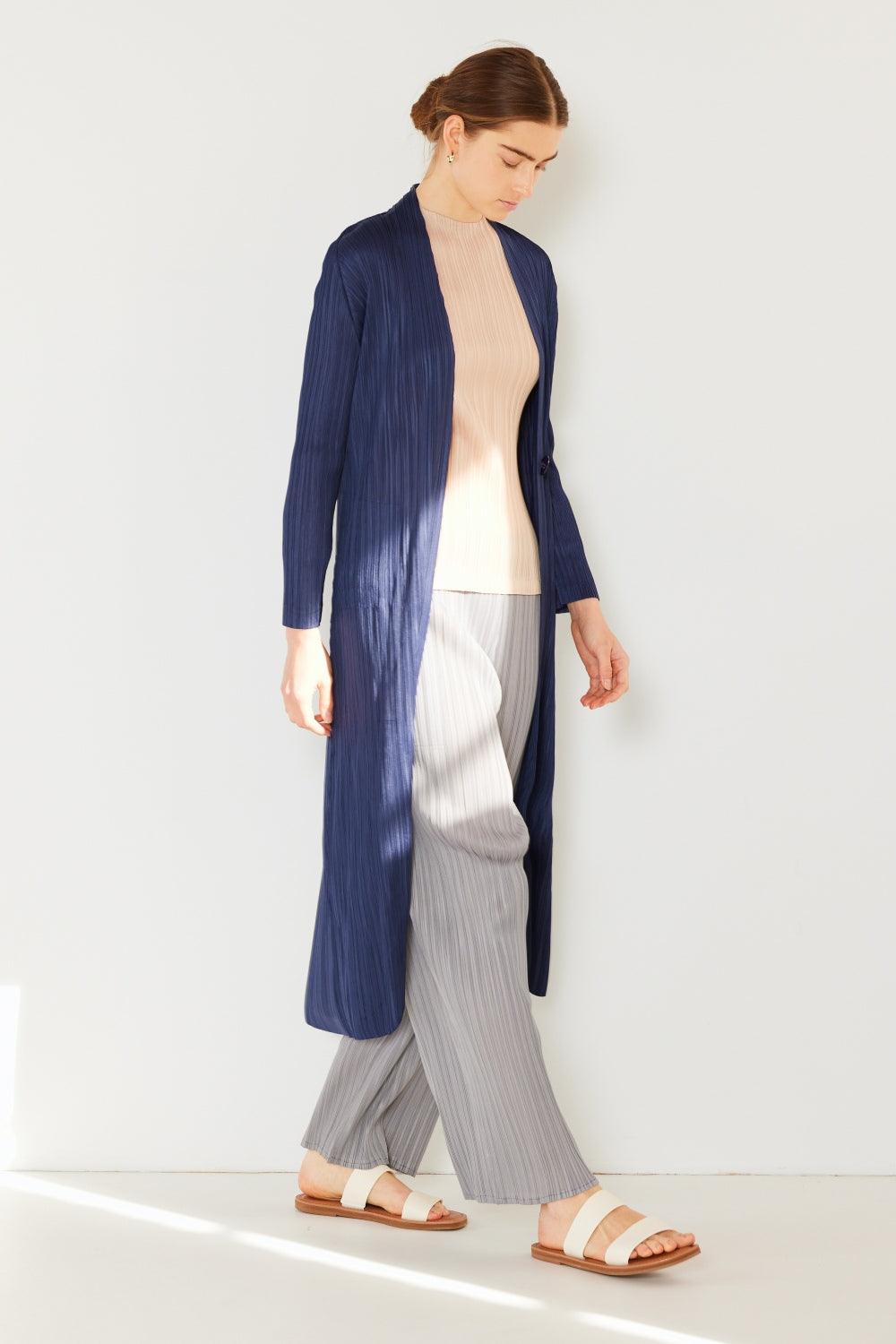 Marina West Swim Pleated Long Sleeve Cardigan Carauana Store