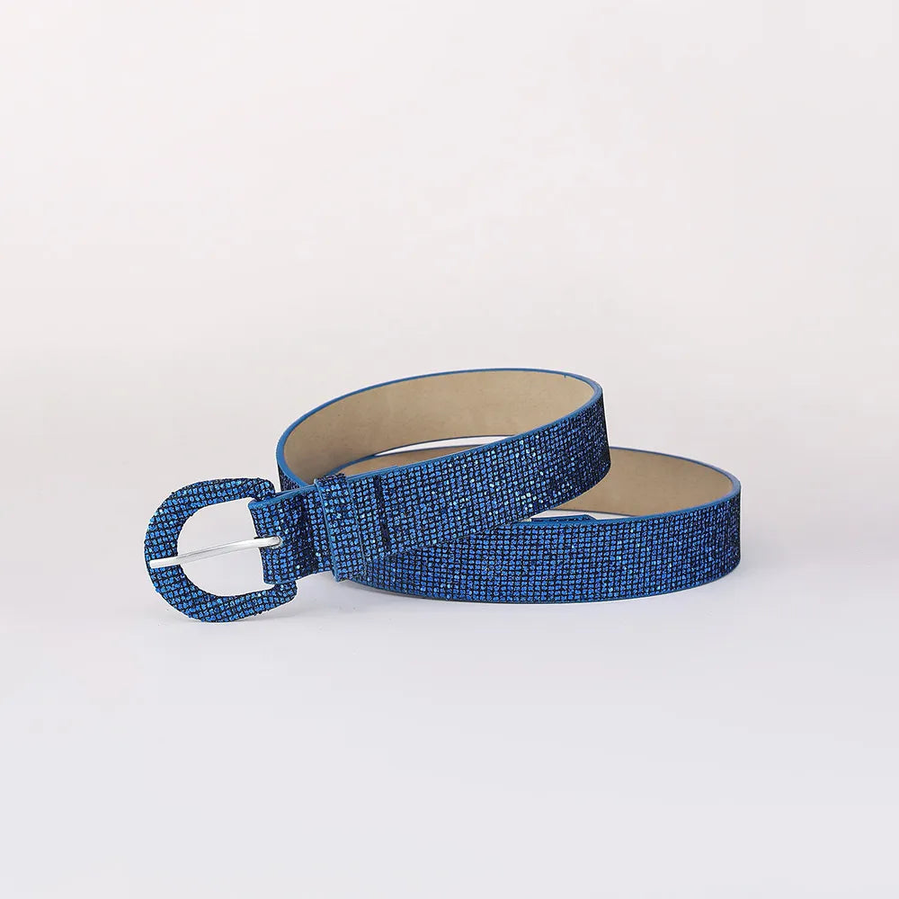 Sequin PU Leather Belt Carauana Store