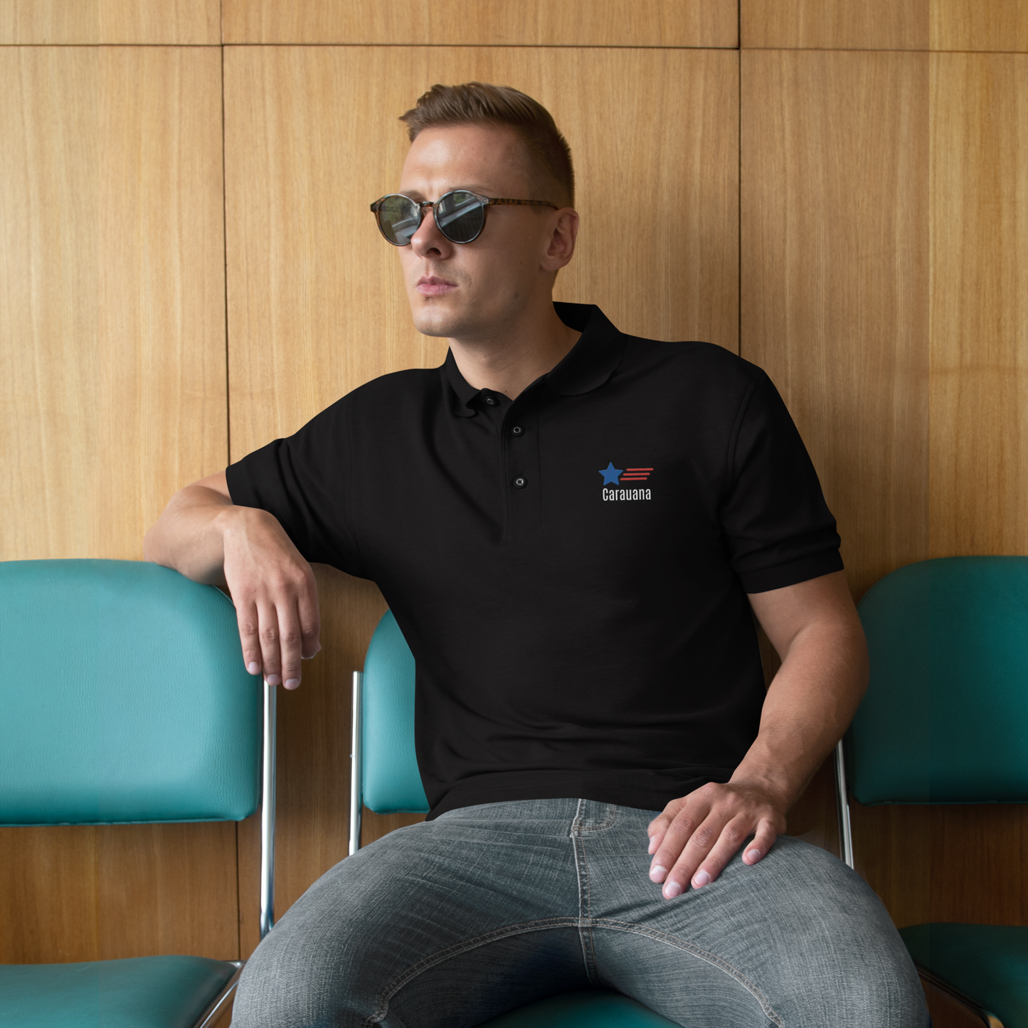 Premium polo shirt CARAUANA USA