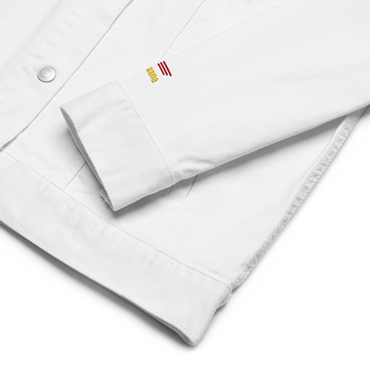 CaRaUaNa Original denim jacket white Carauana Store
