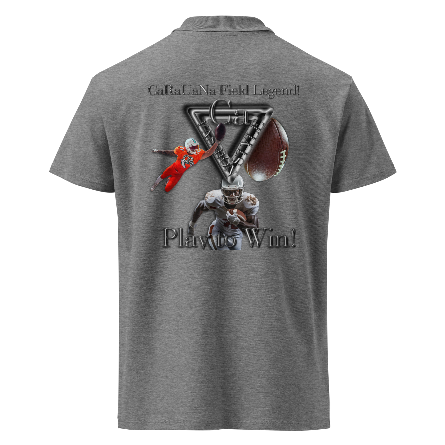 Premium polo shirt American Football
