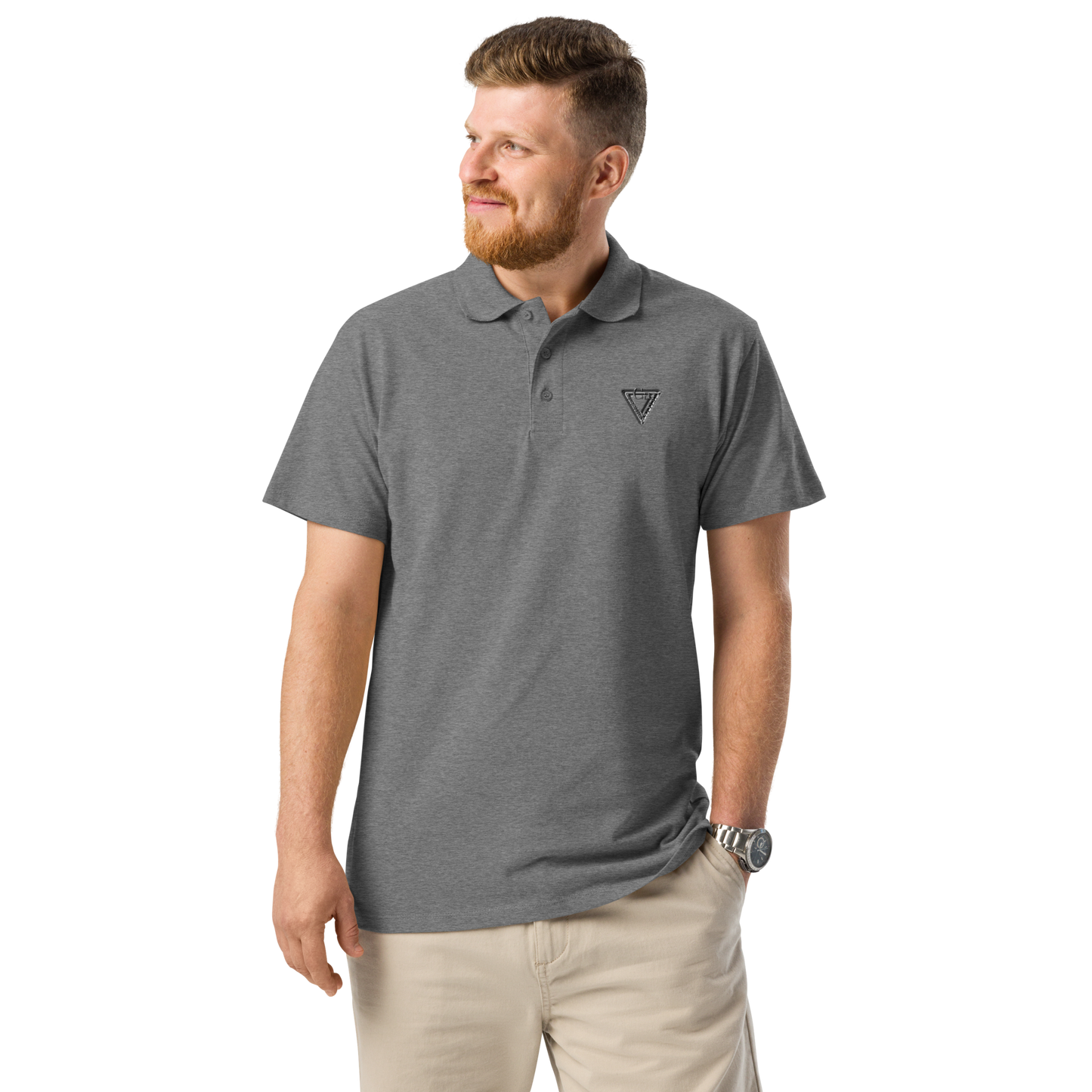 Premium polo shirt American Football