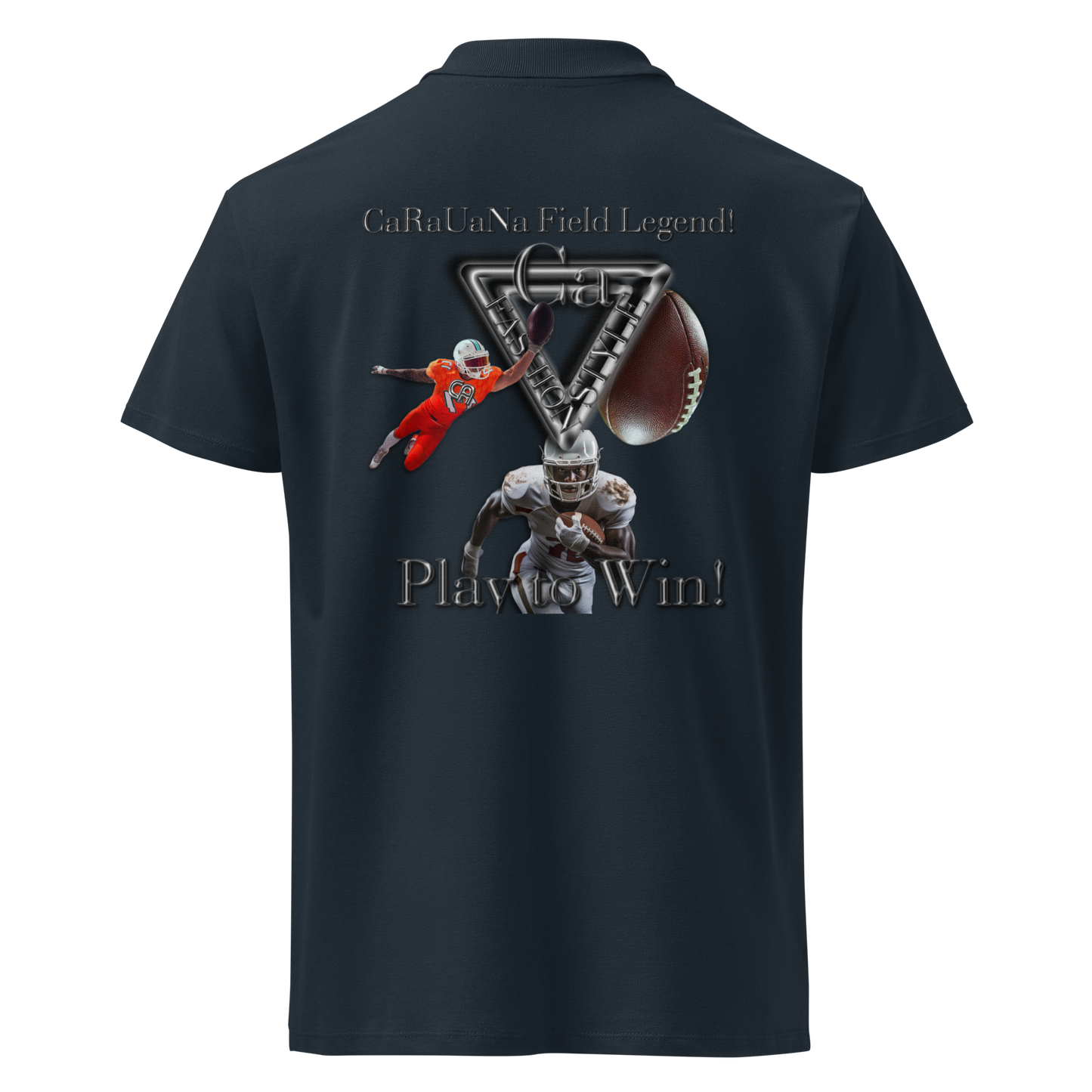 Premium polo shirt American Football