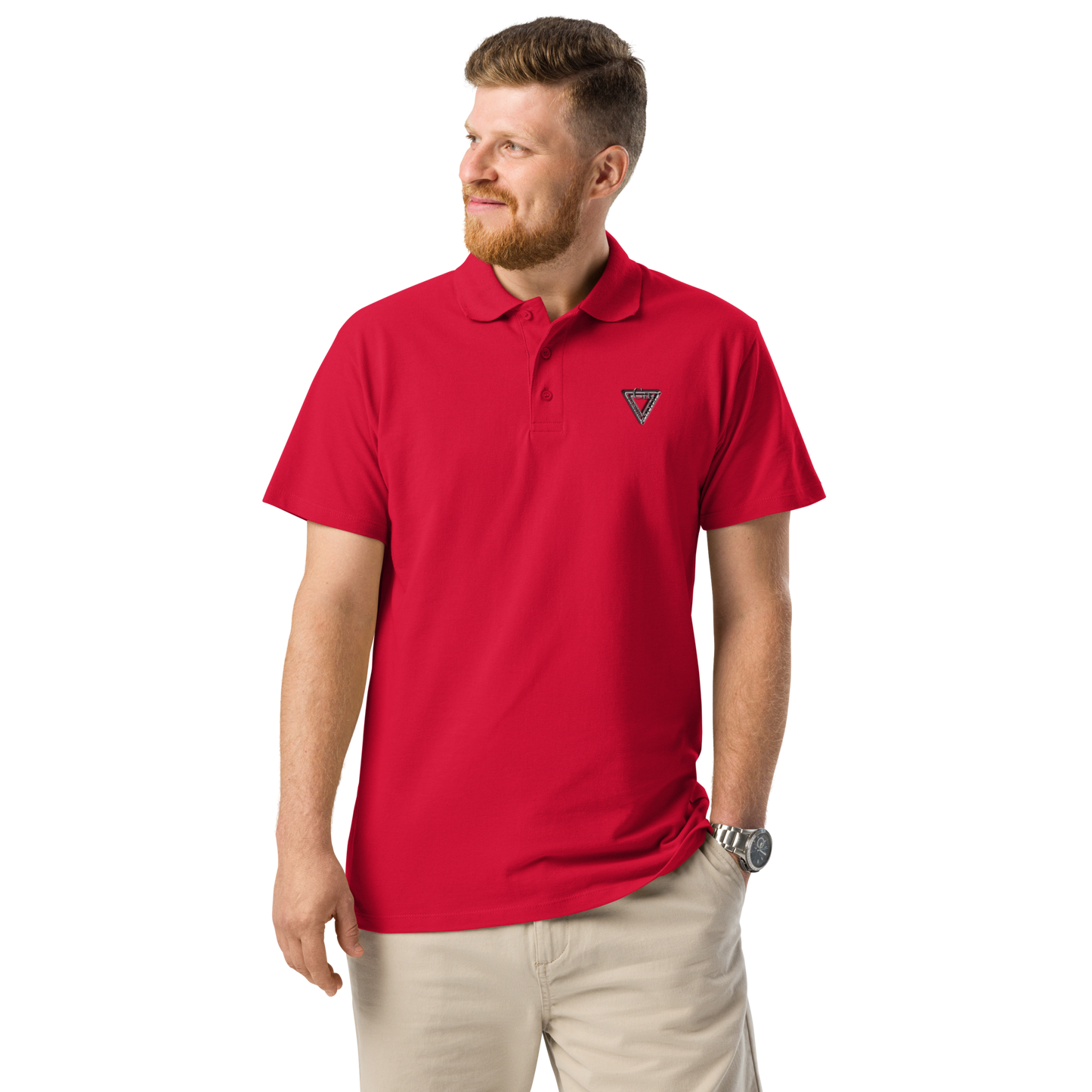 Premium polo shirt American Football