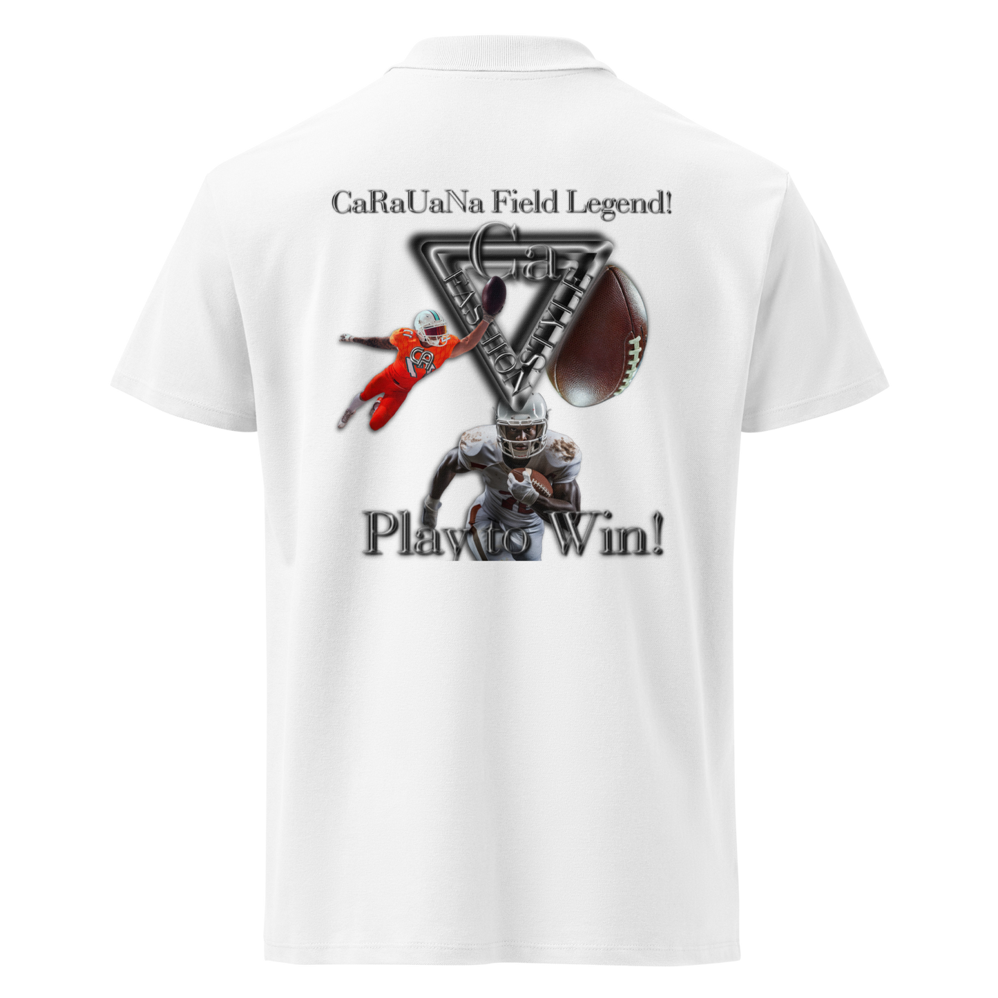 Premium polo shirt American Football