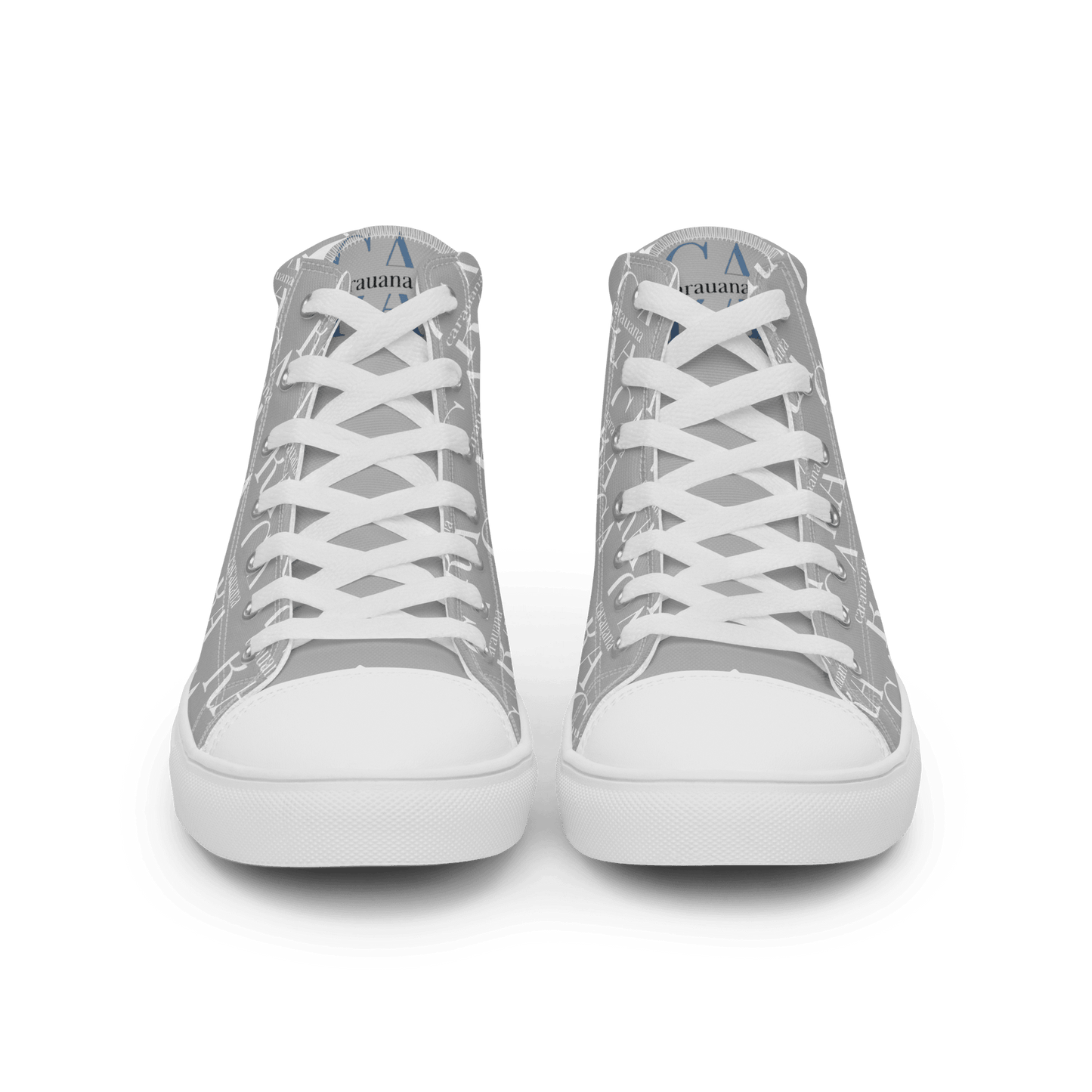 CARAUANA Hip Hop canvas shoes Grey Branded Carauana Store