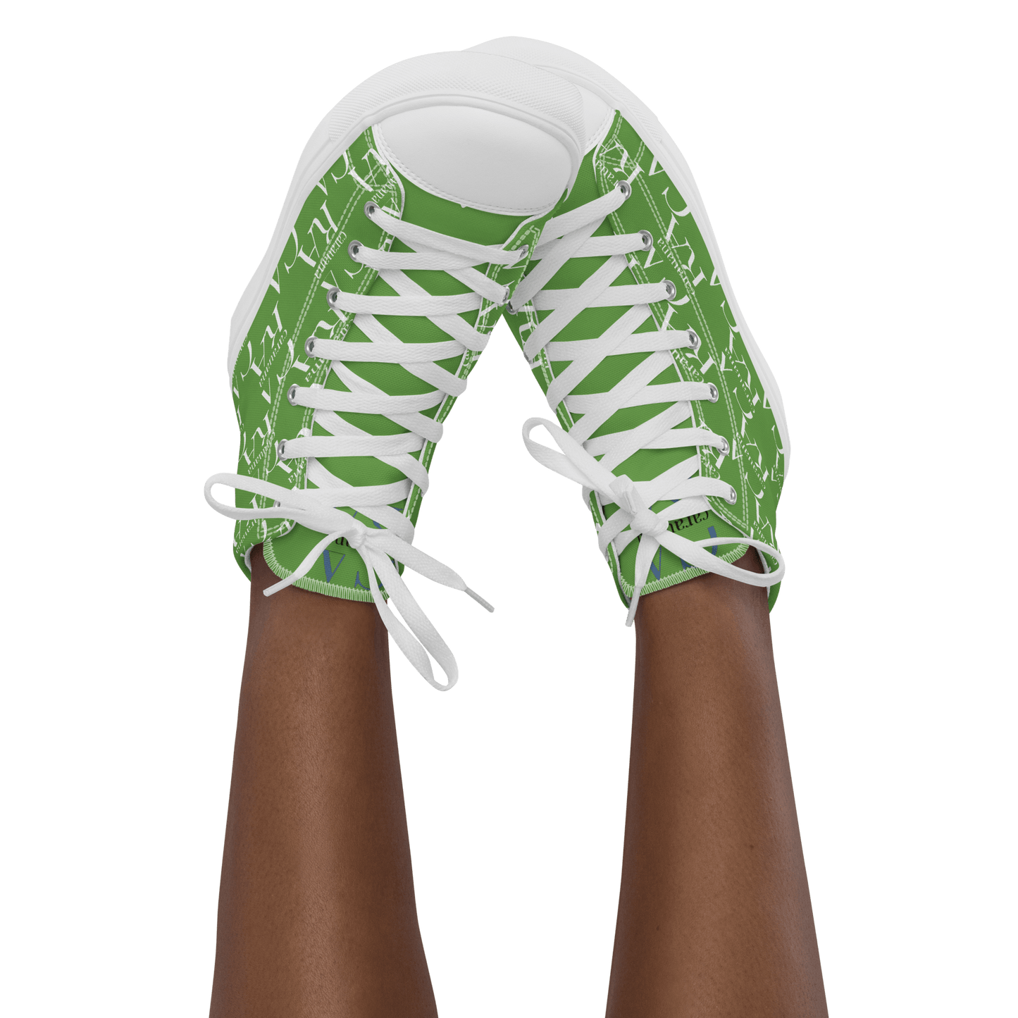 CARAUANA Hip Hop canvas shoes Green Branded Carauana Store