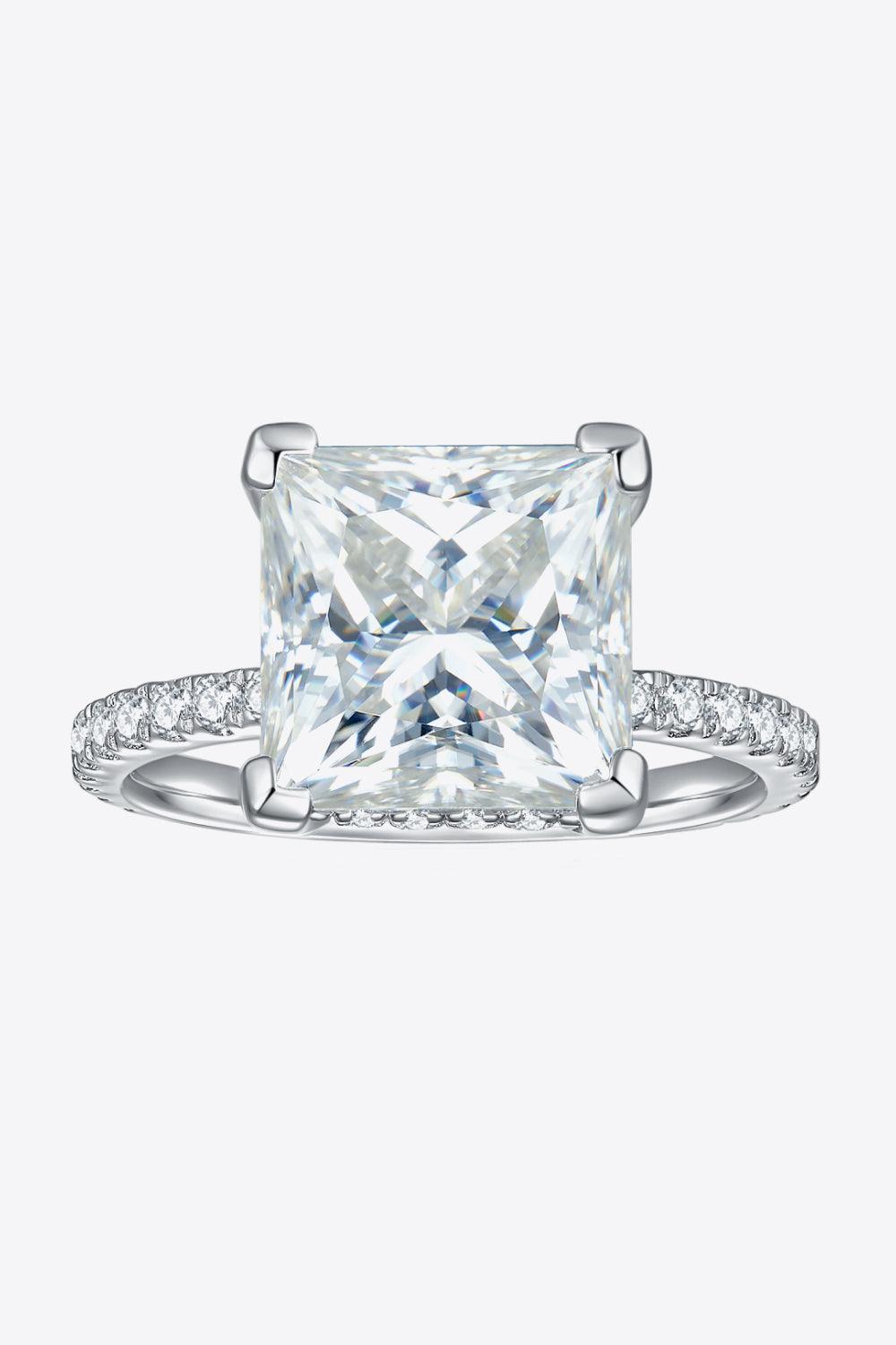 5.52 Carat Moissanite Side Stone Ring Carauana Store