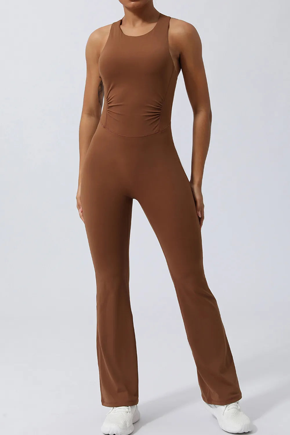 Crisscross Wide Strap Sleeveless Jumpsuit Carauana Store