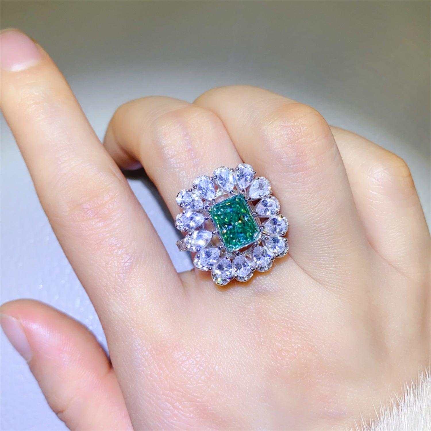 3 Carat Moissanite 925 Sterling Silver Ring Carauana Store