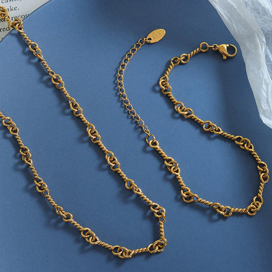 Titanium Steel Link Chain Bracelet Carauana Store