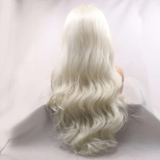 13*3" Lace Front Wigs Synthetic Long Wavy 24" 130% Density Carauana Store