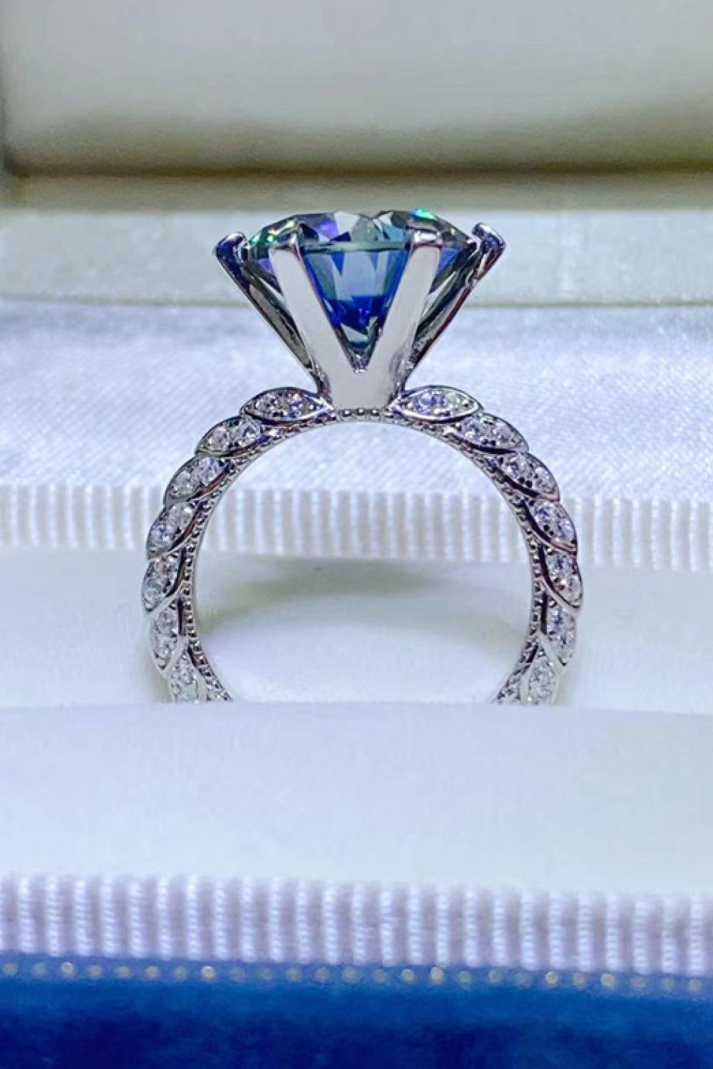 5 Carat Moissanite 925 Sterling Silver Ring Carauana Store