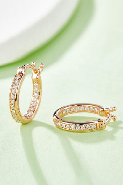 Adored Moissanite 925 Sterling Silver Earrings Carauana Store