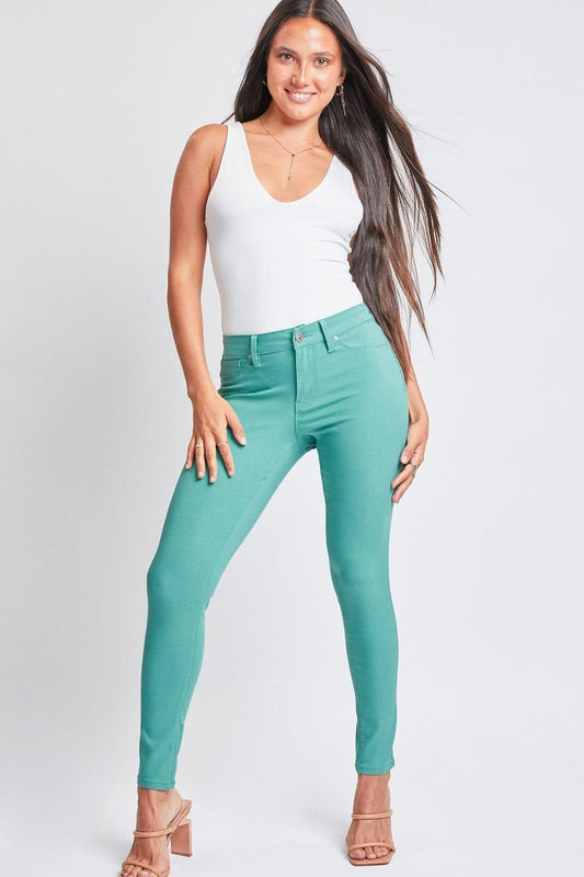 YMI Jeanswear Full Size Hyperstretch Mid-Rise Skinny Pants Carauana Store