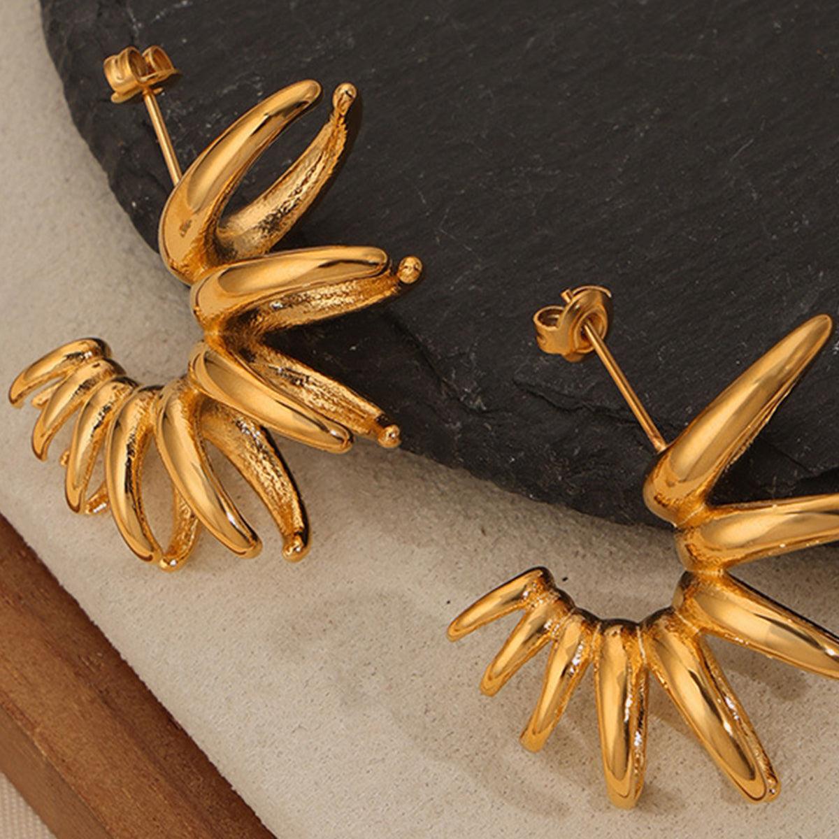 Titanium Steel Irregular Shape Earrings Carauana Store