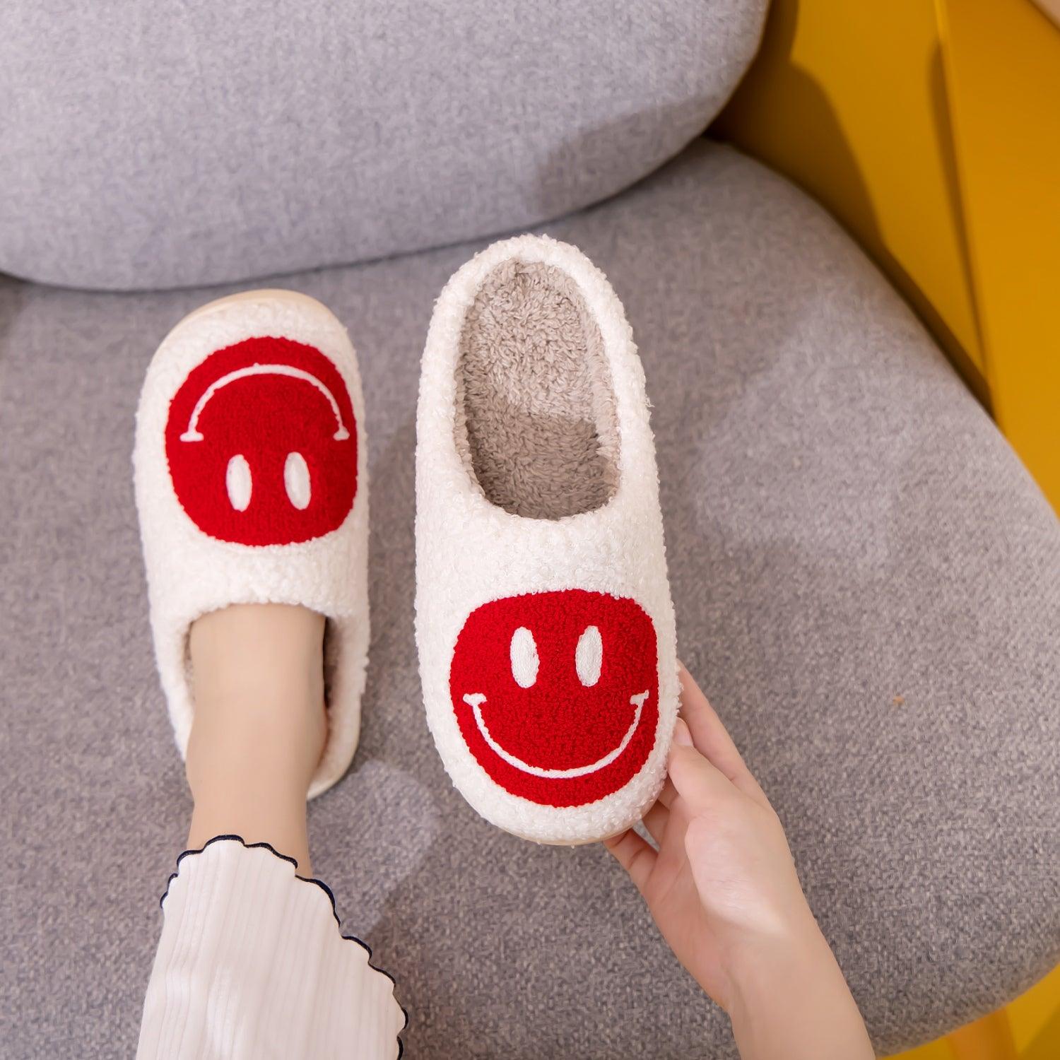 Melody Smiley Face Cozy Slippers Carauana Store