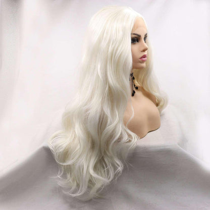13*3" Lace Front Wigs Synthetic Long Wavy 24" 130% Density Carauana Store