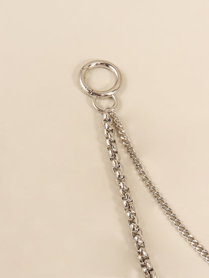 Double-Layered Metal Chain Belt Carauana Store