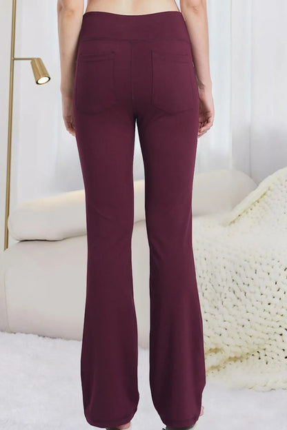 Pocketed High Waist Active Pants Carauana Store