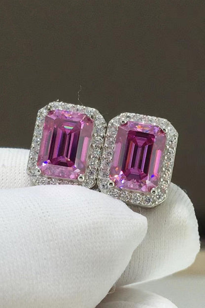 Shiny and Elegant 2 Carat Moissanite Stud Earrings Carauana Store