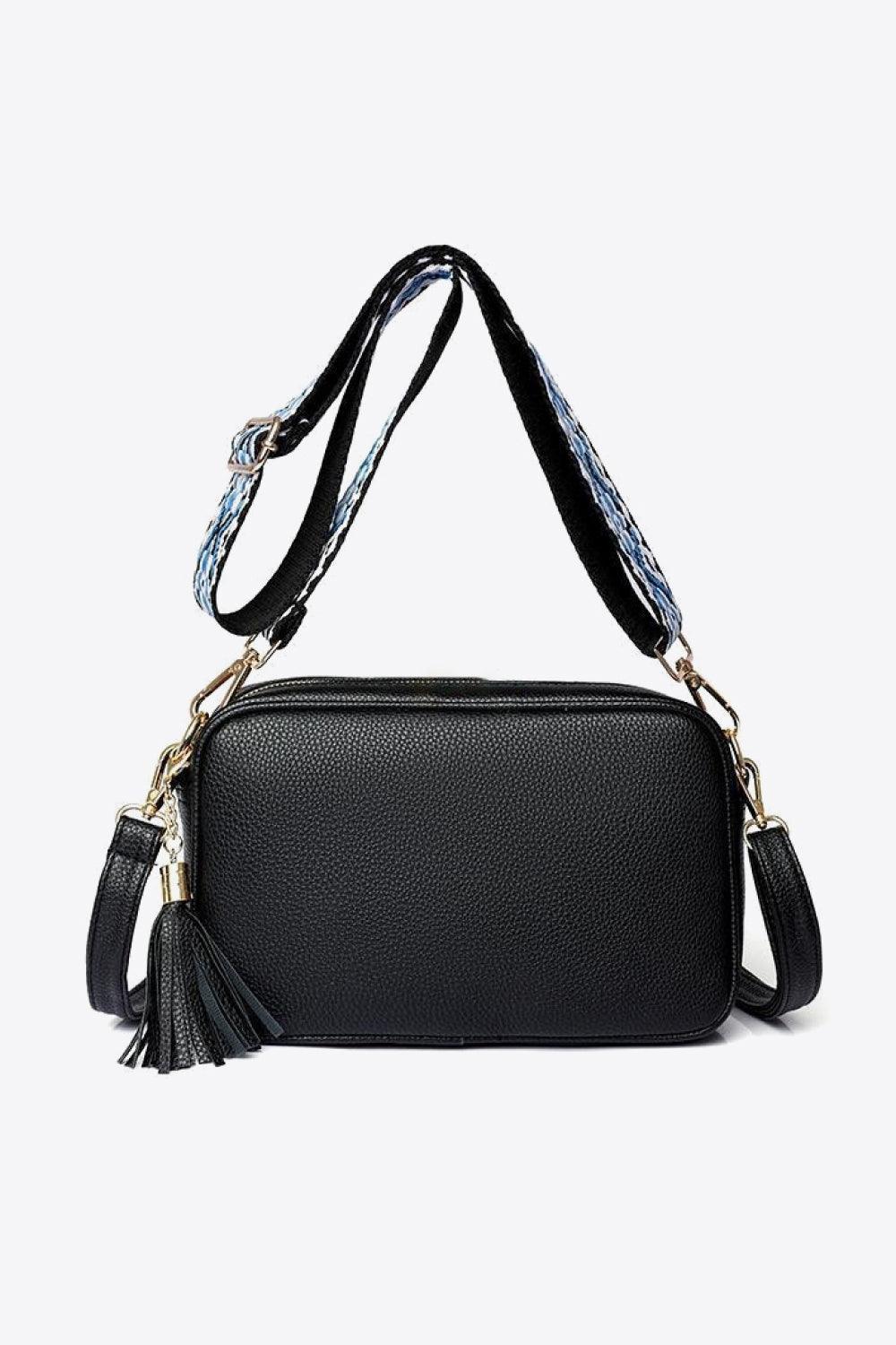PU Leather Tassel Crossbody Bag Carauana Store