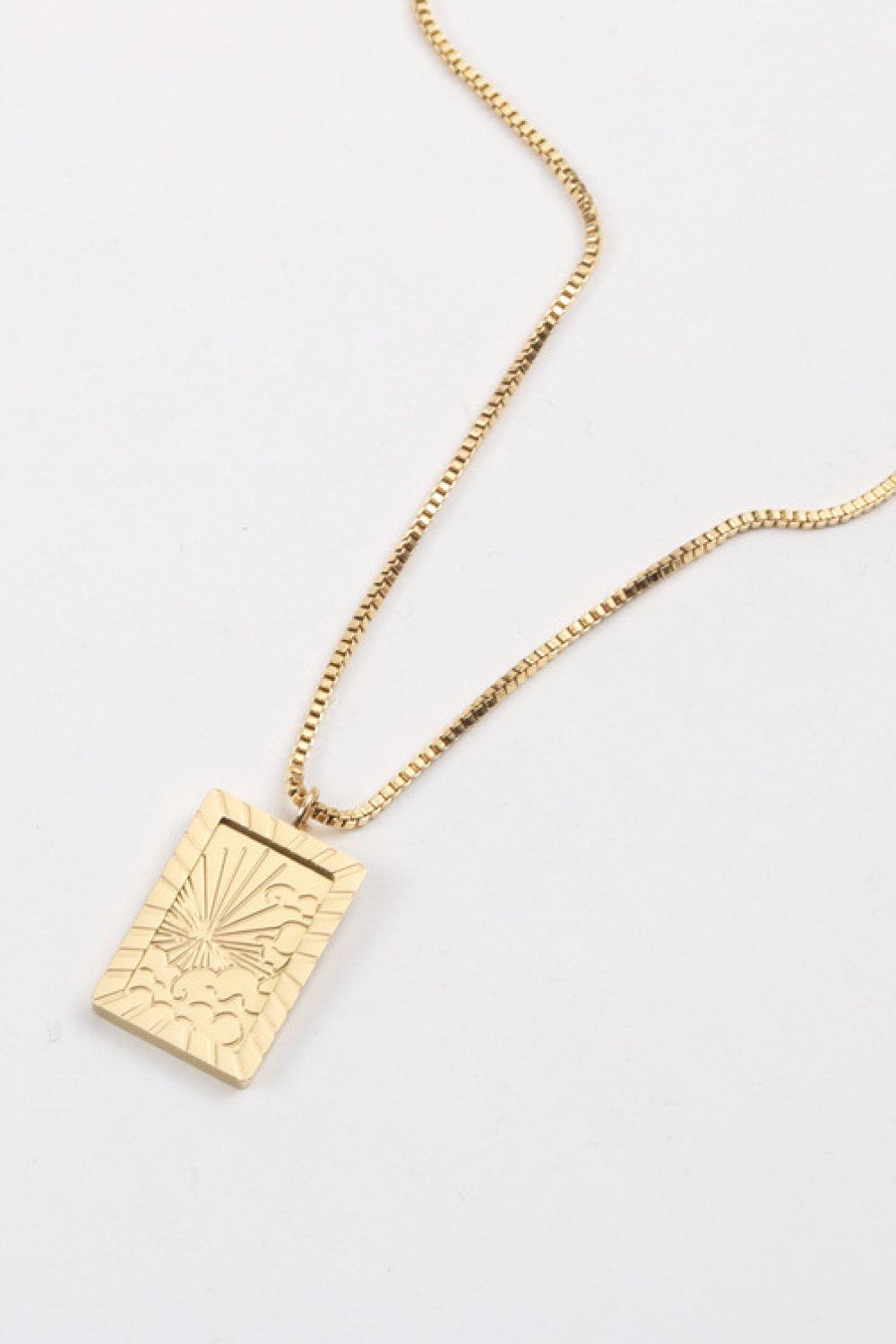 Stainless Steel 18K Gold-Plated Necklace Carauana Store