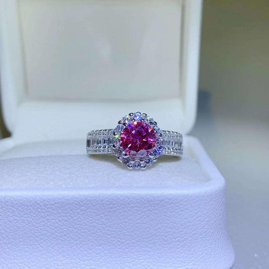 1 Carat Moissanite 925 Sterling Silver Ring Carauana Store