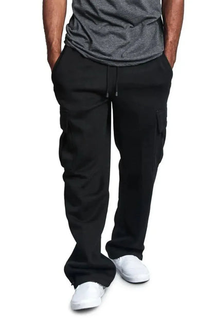 Men's Full Size Drawstring Pants Plus Size