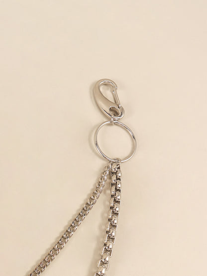 Double-Layered Metal Chain Belt Carauana Store