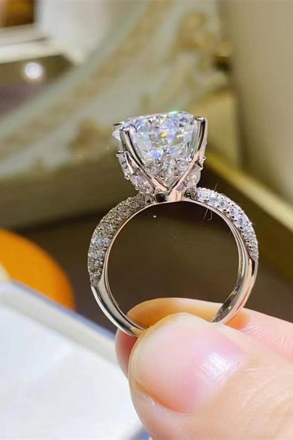 5 Carat Moissanite 925 Sterling Silver Ring Carauana Store