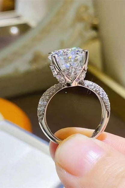 5 Carat Moissanite 925 Sterling Silver Ring Carauana Store