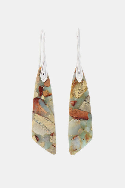 Handmade Natural Stone Dangle Earrings Carauana Store