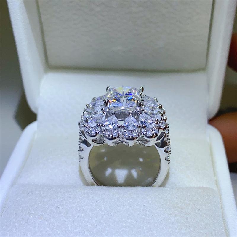 3 Carat Moissanite 925 Sterling Silver Ring Carauana Store